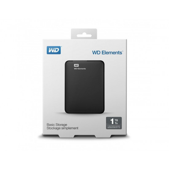 WD EXTERNAL HARD DISK 1TB 2.5” ELEMENTS